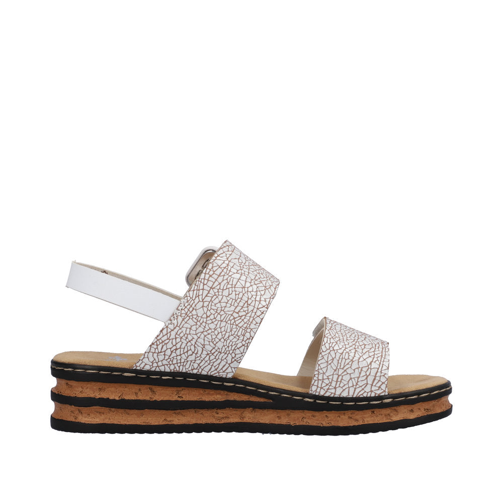 Rieker Women's Style 62950 Casual Sandal - White R3oibxzn