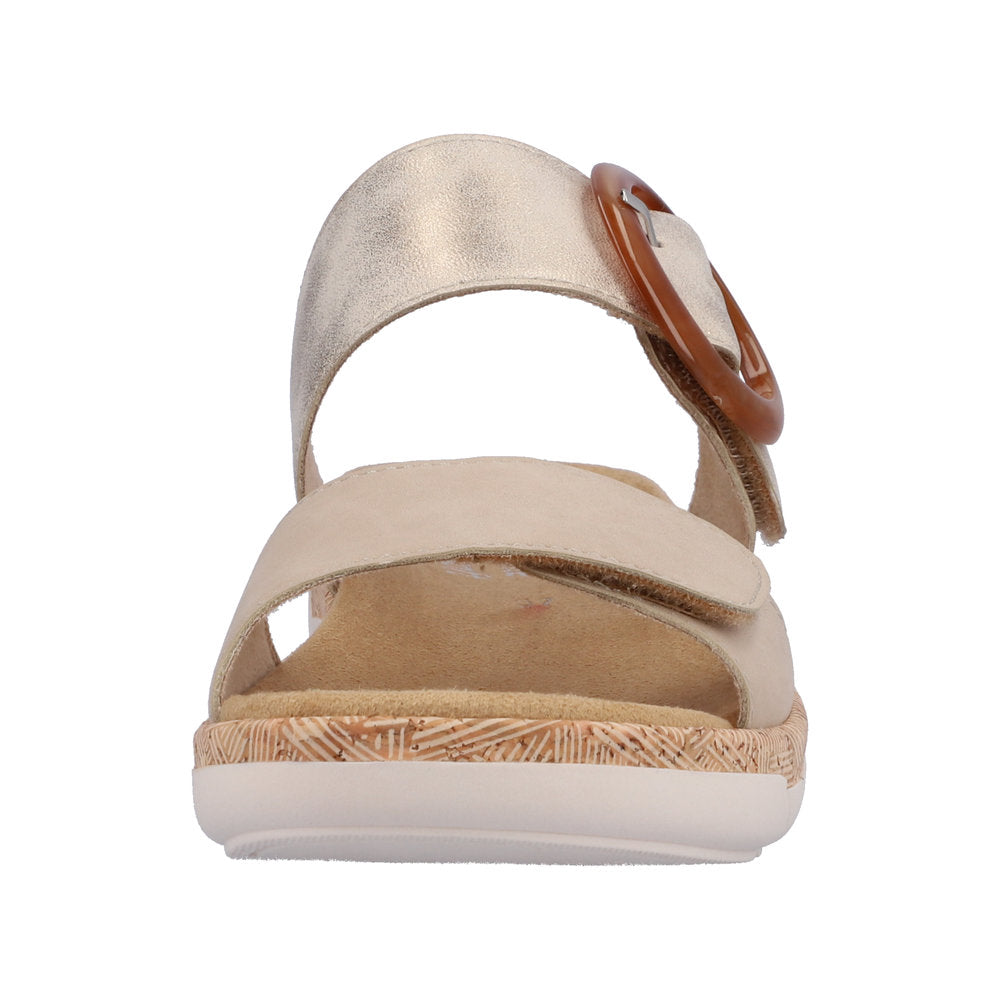 Remonte Women's Style R6858 Casual Mule - Beige Combination 93LKsF30