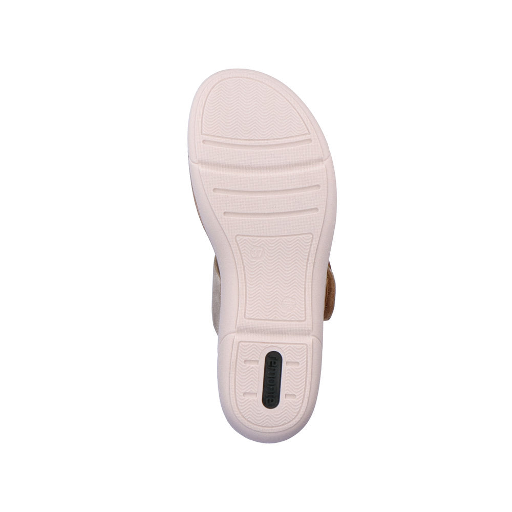 Remonte Women's Style R6858 Casual Mule - Beige Combination 93LKsF30