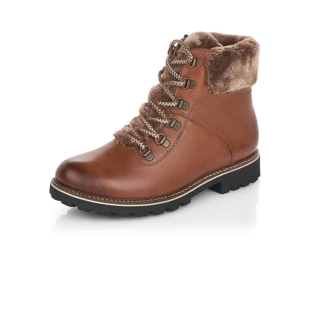 Remonte Leather Women's Mid Height D8462 Ankle Boots - Brown