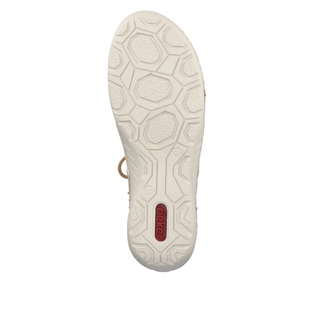 Rieker Women's Style 52520 Casual Lace-Up - Beige pKpnNImM