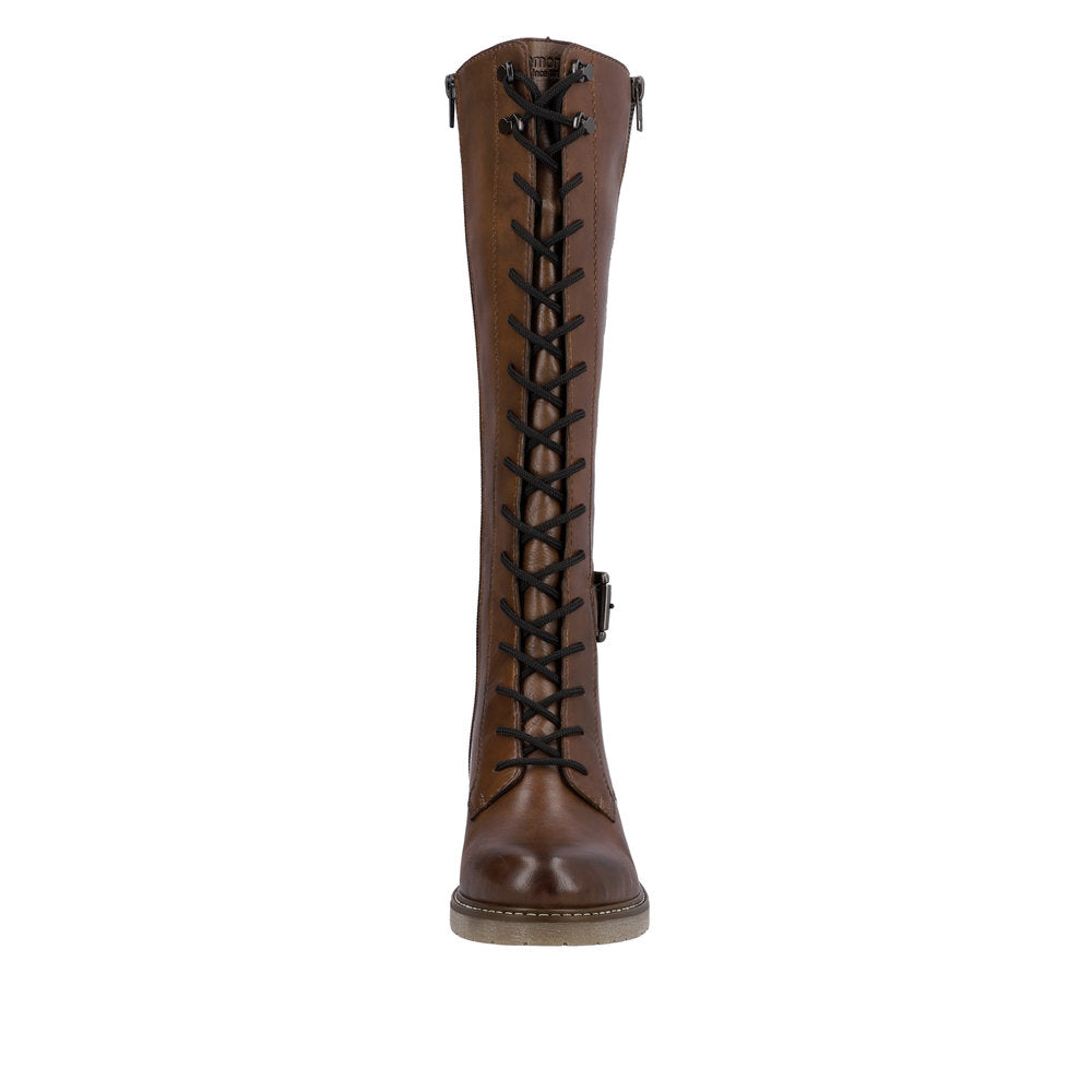 Remonte Leather Women's' Tall D1A74 Tall Boots - Brown QiUDSVmT