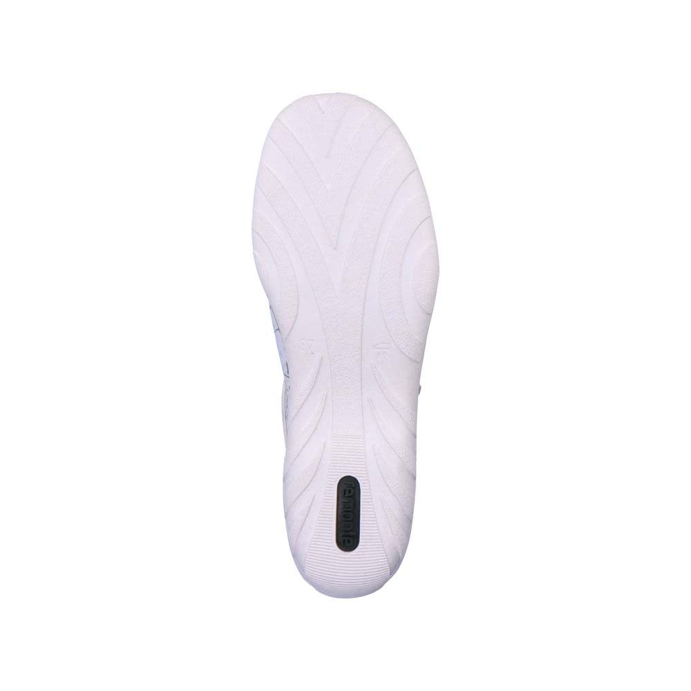 Remonte Women's Style R3406 Casual Lace-Up With Zip - White Combination BUpjirLV