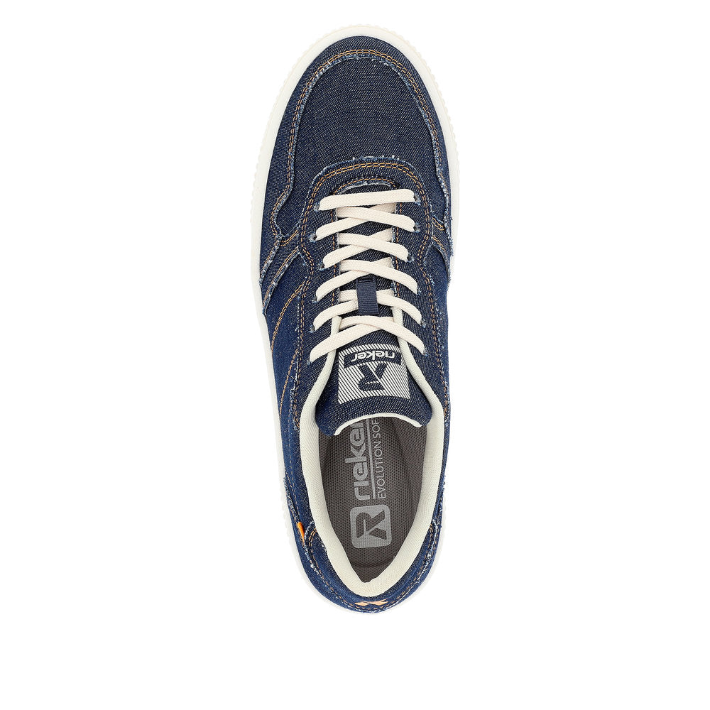 Rieker Evolution Women's Style W0706 Athletic Lace-Up - Blue eDCfdtSG