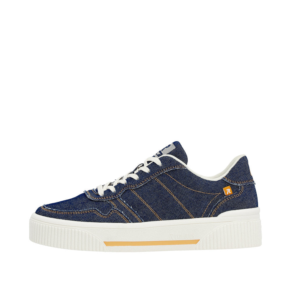 Rieker Evolution Women's Style W0706 Athletic Lace-Up - Blue eDCfdtSG