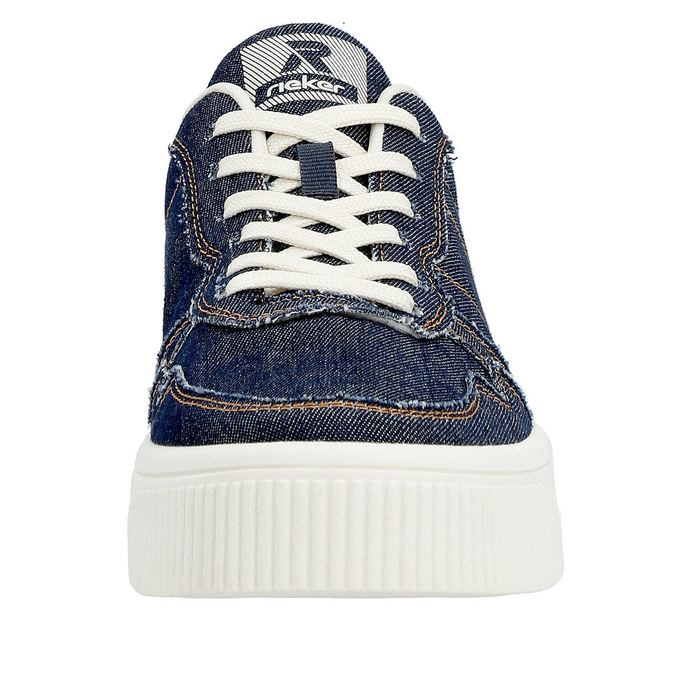 Rieker Evolution Women's Style W0706 Athletic Lace-Up - Blue eDCfdtSG