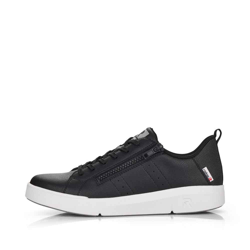 Rieker Evolution Women's Style 41906 Athletic Lace-Up With Zip - Black fL8rykmh