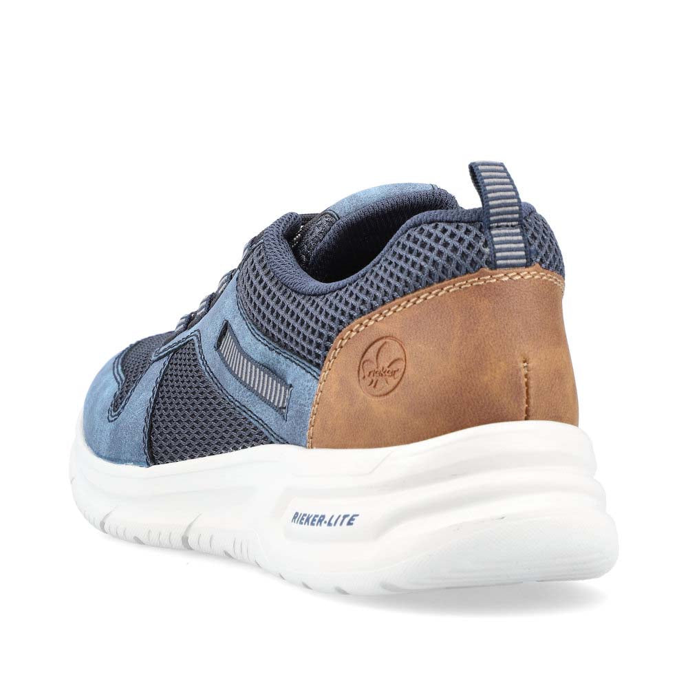 Rieker Men's Style B7302 Athletic Lace-Up - Blue GTR7VWKm