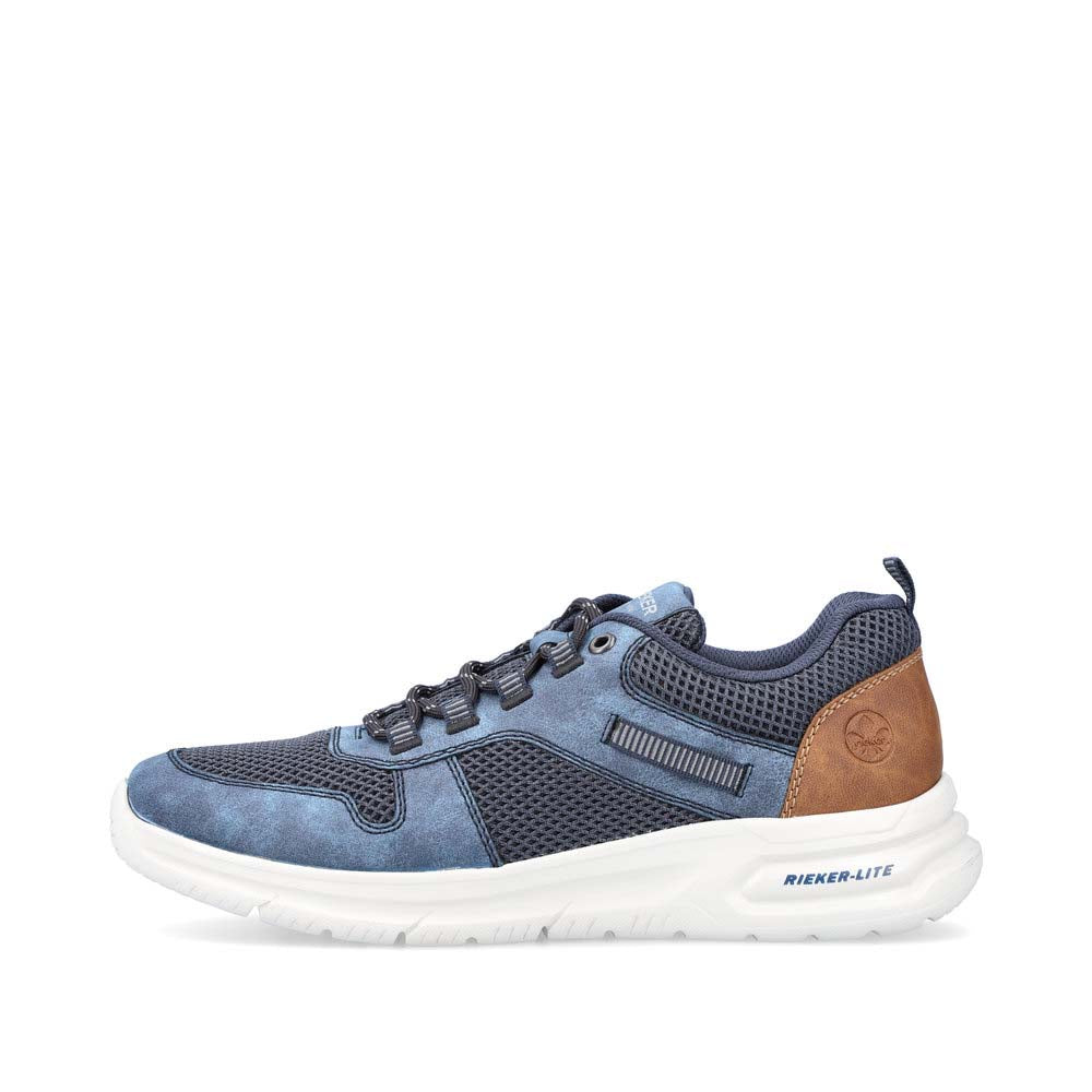 Rieker Men's Style B7302 Athletic Lace-Up - Blue GTR7VWKm