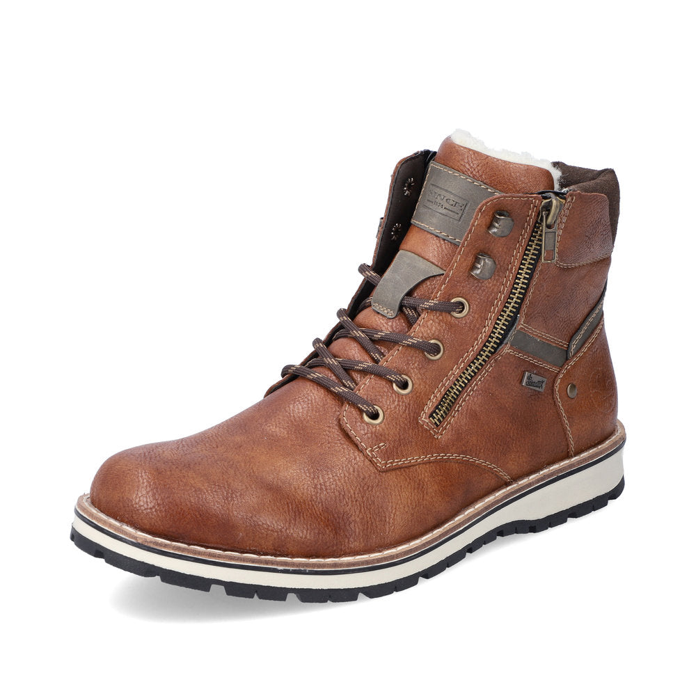 Rieker Synthetic Material Men's 38425-54 Ankle Boots - Brown