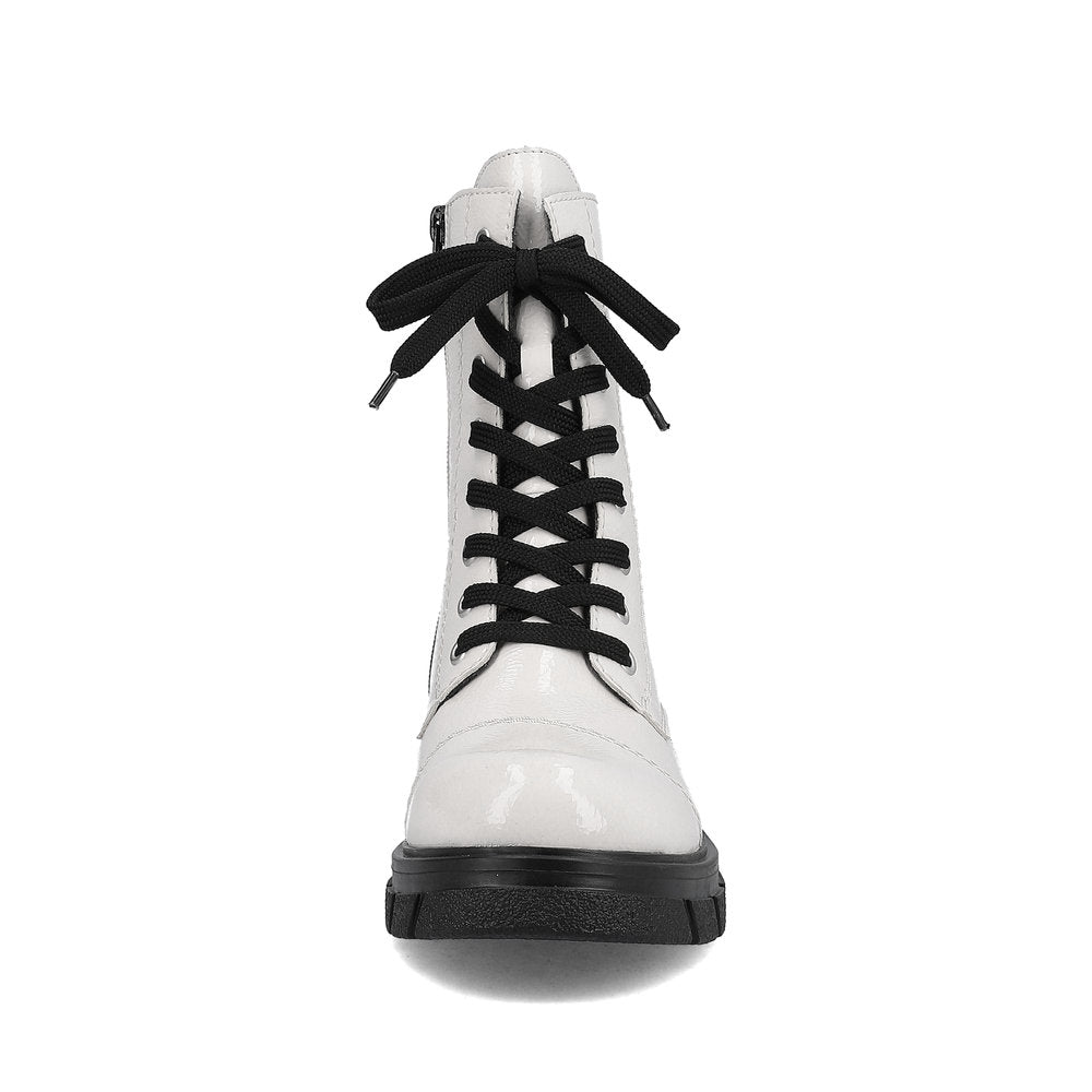 Rieker Synthetic Material Women's Short Z9122-00 Ankle Boots - White IukYlEqH