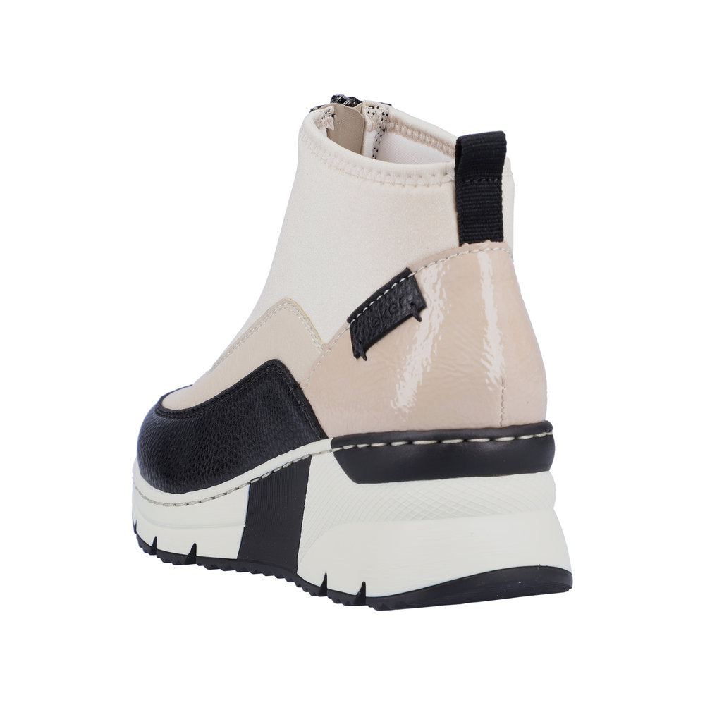Rieker Synthetic Material Women's Short N6352 Ankle Boots - Yellow Combination per3g27l
