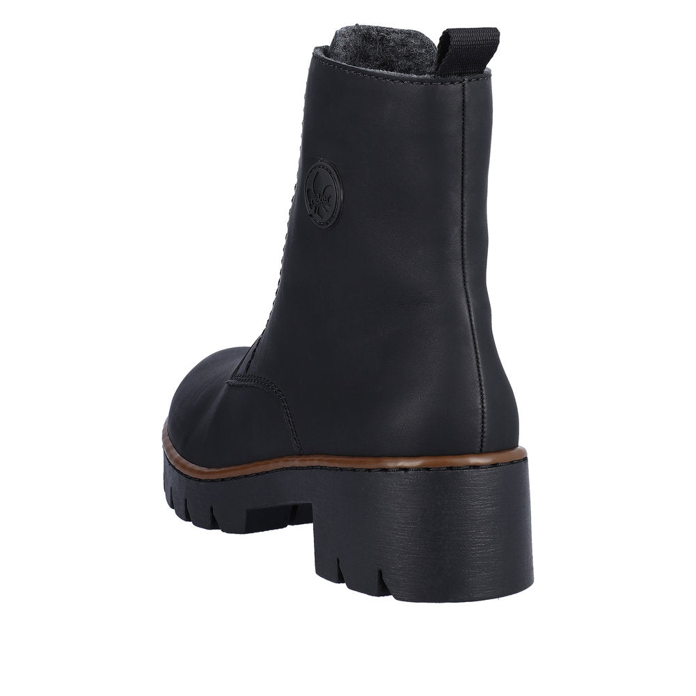 Rieker Synthetic Material Women's Mid Height X5754 Mid-Height Boots - Black 81TCt7e9
