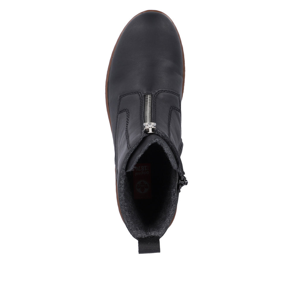 Rieker Synthetic Material Women's Mid Height X5754 Mid-Height Boots - Black 81TCt7e9
