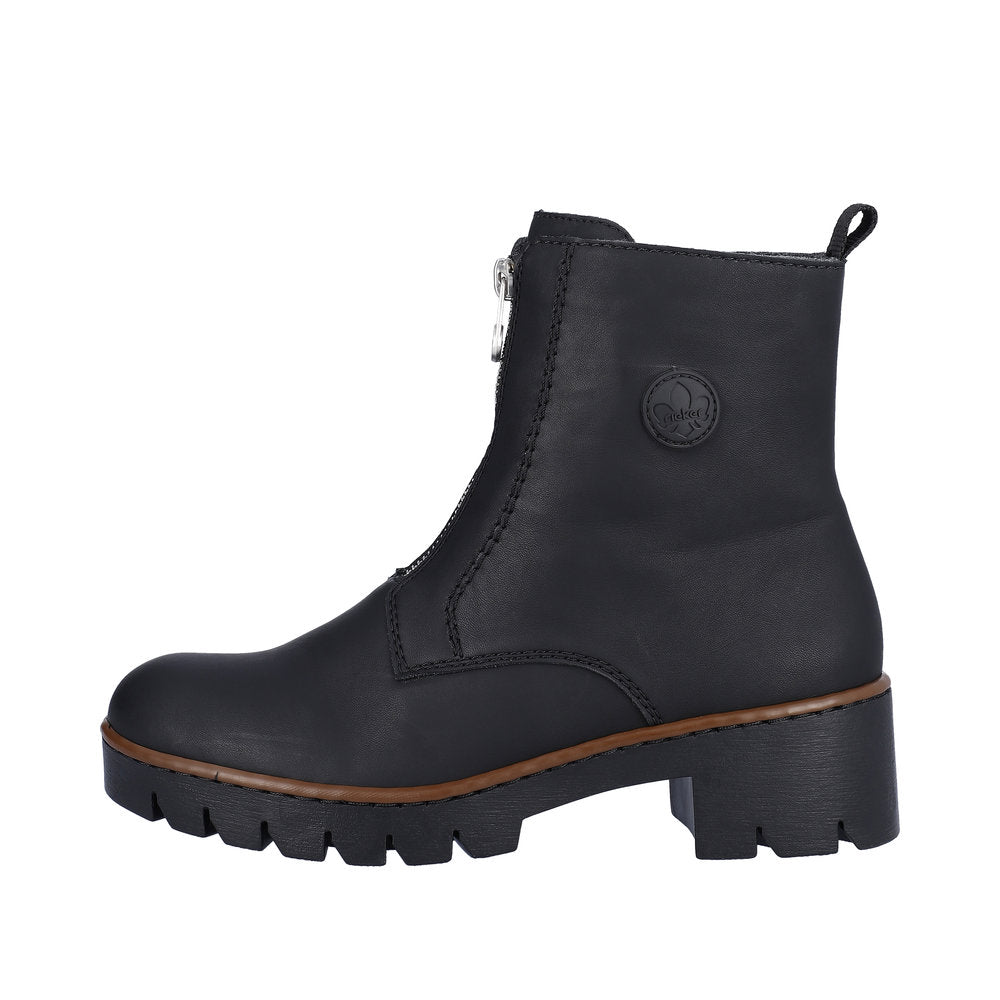 Rieker Synthetic Material Women's Mid Height X5754 Mid-Height Boots - Black 81TCt7e9