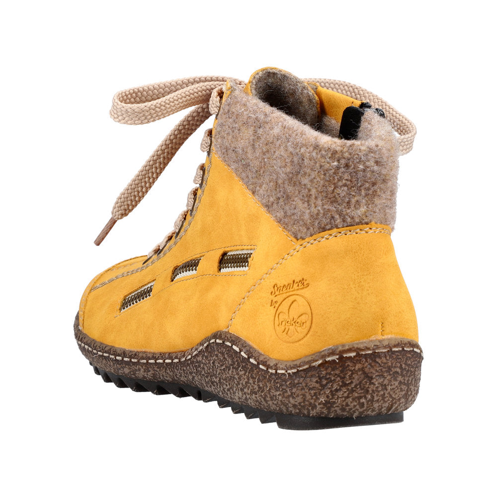 Rieker Synthetic Material Women's Short L7543 Ankle Boots - Yellow LM9f5CJE