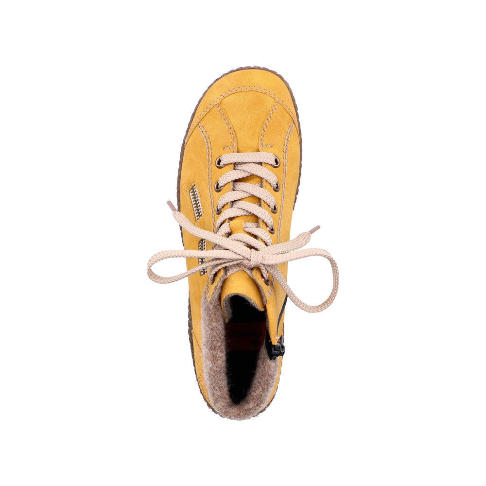 Rieker Synthetic Material Women's Short L7543 Ankle Boots - Yellow LM9f5CJE