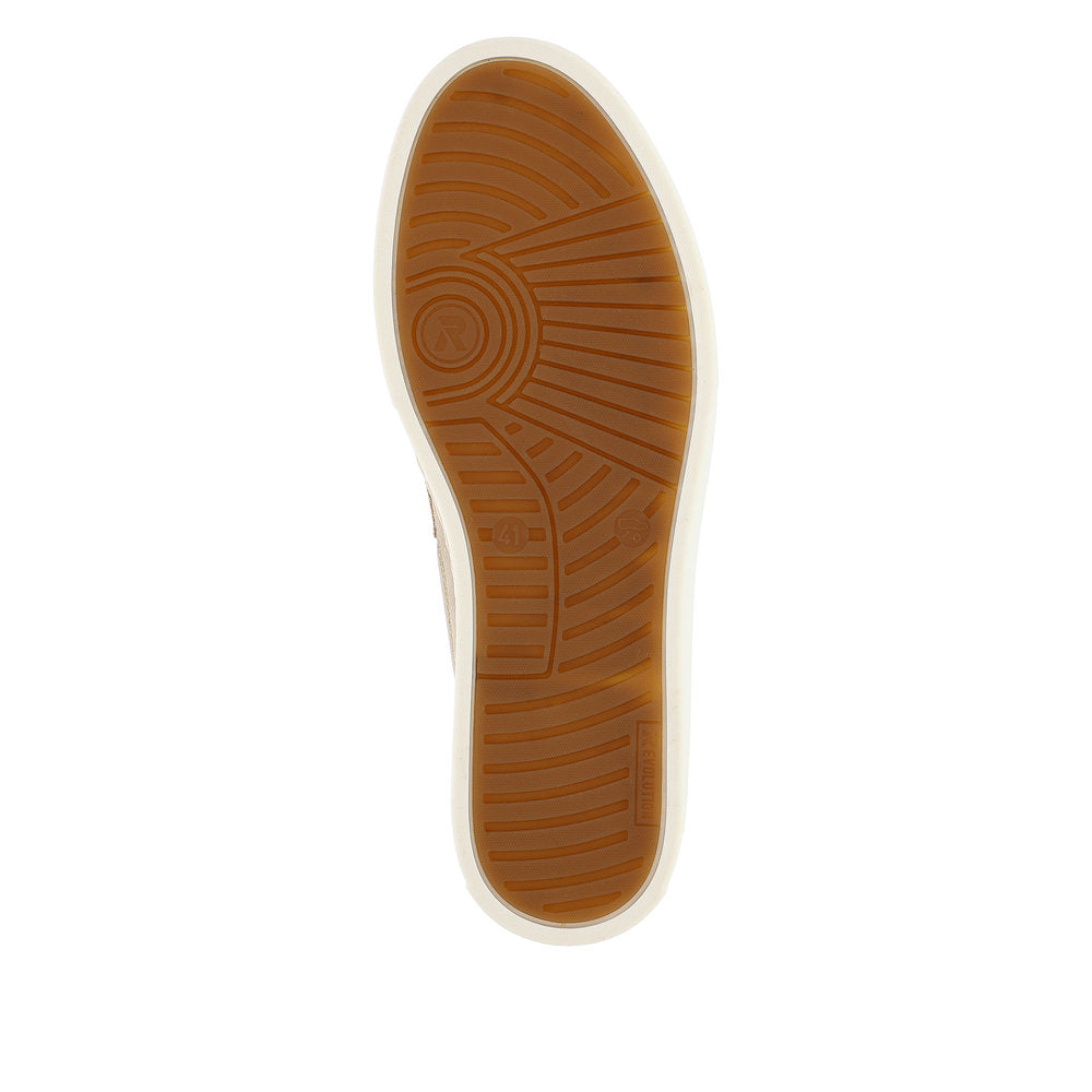 Rieker Evolution Men's Style U0703 Casual Slip-On - Beige vYxB7UGF
