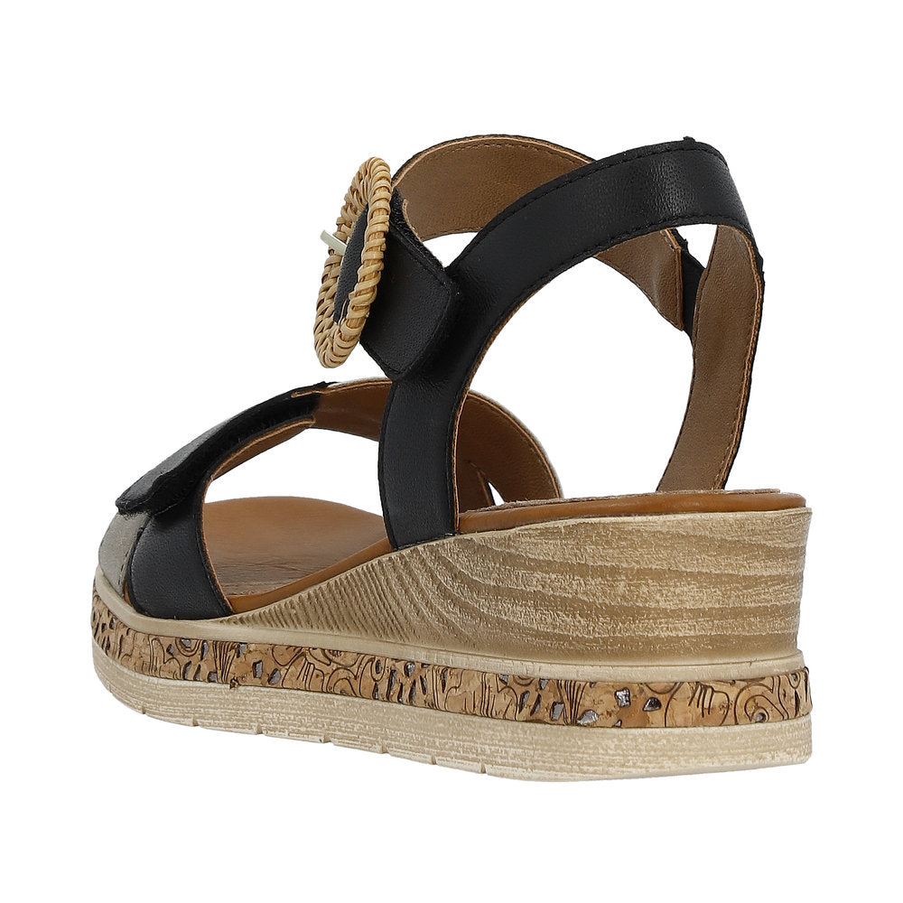 Remonte Women's Style D3067 Dress Sandal - Black 1SlOB3lW