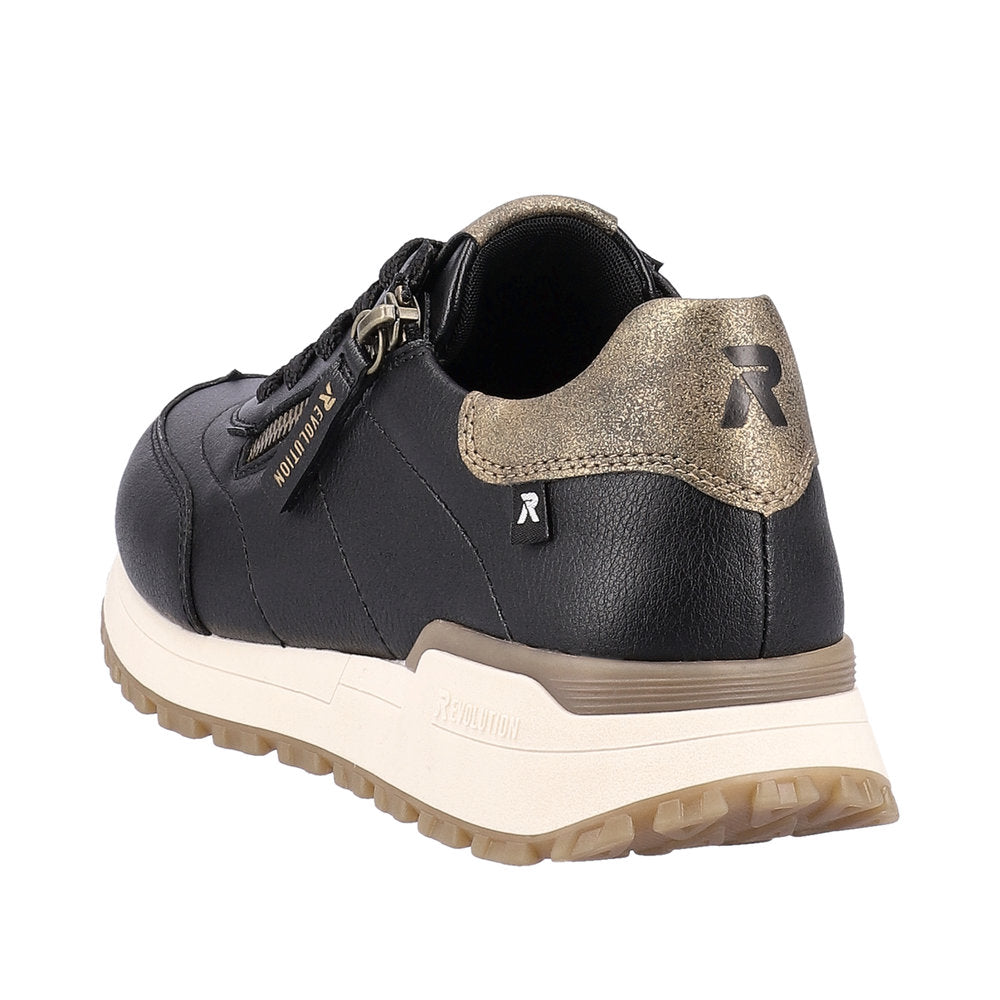 Rieker Evolution Leather Women's W0604 - Black DnjLBezb