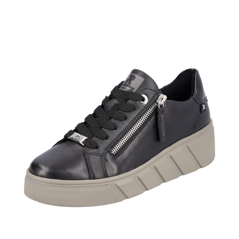 Rieker Evolution Leather Women's W0504 - Black
