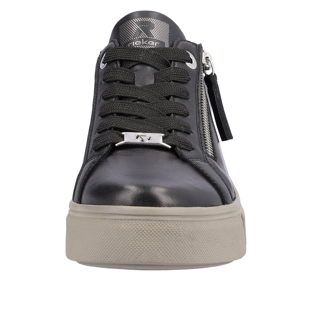 Rieker Evolution Leather Women's W0504 - Black Cpf2yiL5