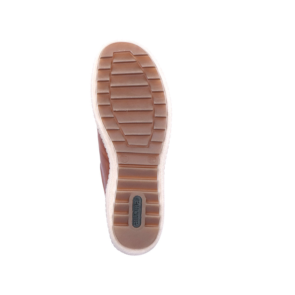 Remonte Women's Style R1402 Casual Lace-Up With Zip - Brown 7oD18Knd