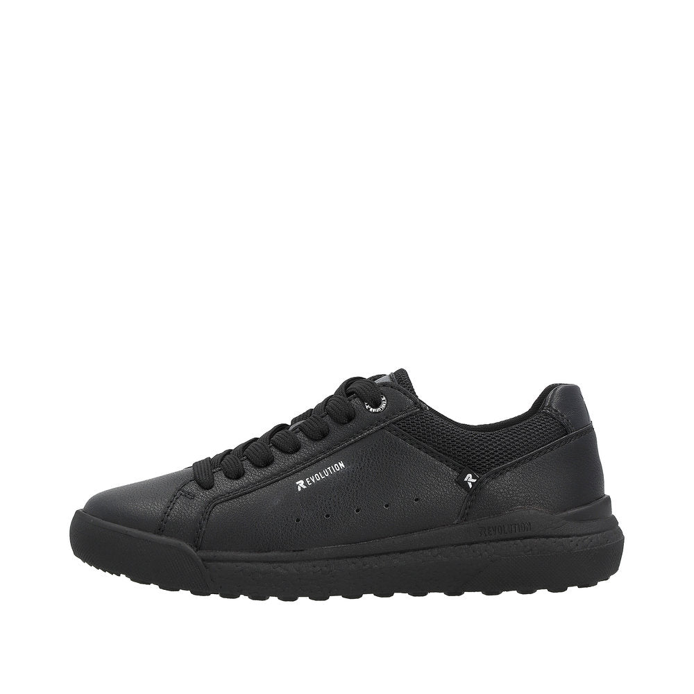 Rieker Evolution Women's Style W1100 Athletic Lace-Up - Black 0jBp03Gx