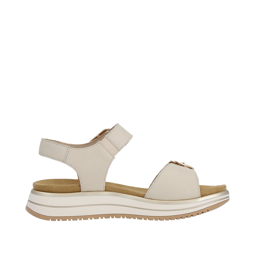 Remonte Women's Style D1J51 Casual Sandal - White KfrARAYS