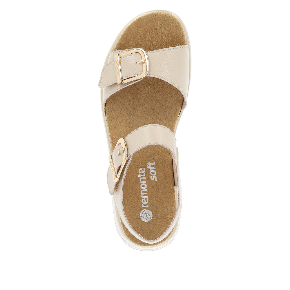 Remonte Women's Style D1J51 Casual Sandal - White KfrARAYS