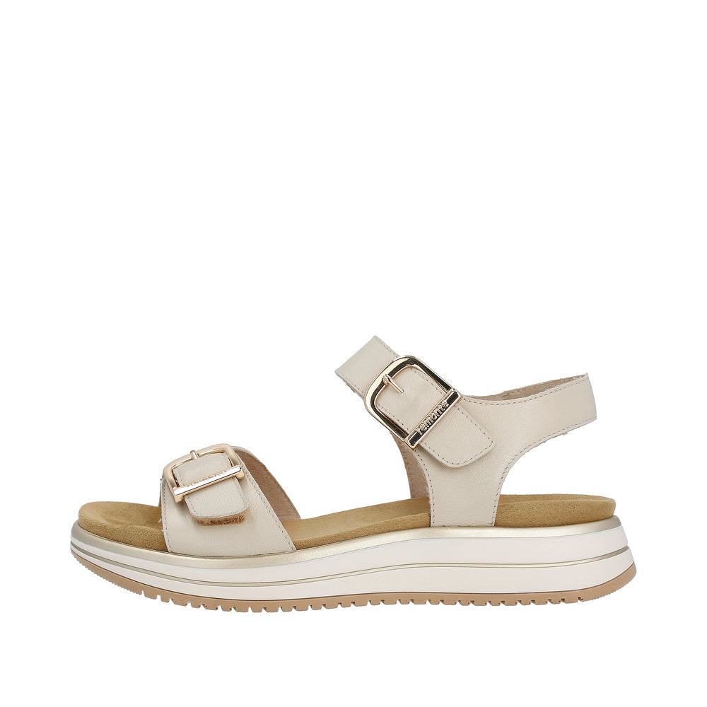 Remonte Women's Style D1J51 Casual Sandal - White KfrARAYS