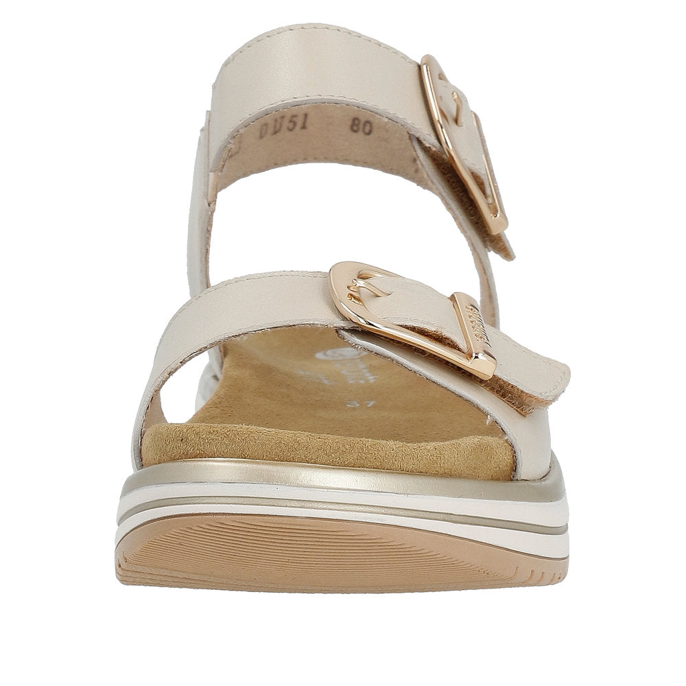 Remonte Women's Style D1J51 Casual Sandal - White KfrARAYS