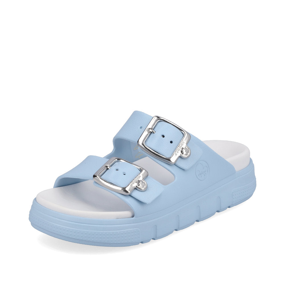 Rieker Women's Style P2180 Casual Mule - Blue