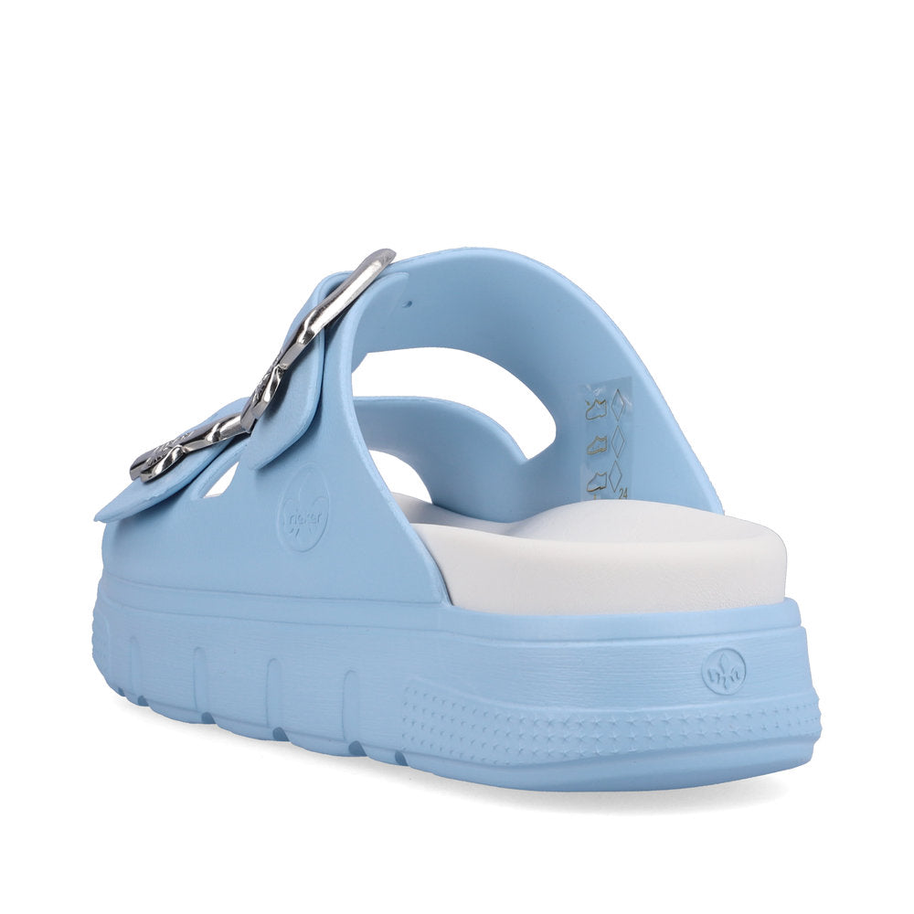 Rieker Women's Style P2180 Casual Mule - Blue UStianiU