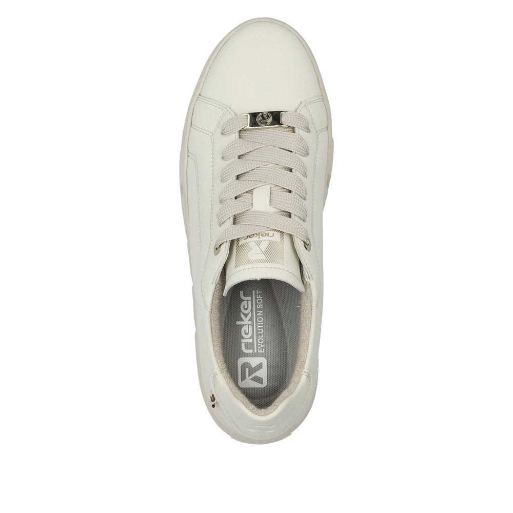 Rieker Evolution Leather Women's W0503 - White l7gLfgA8
