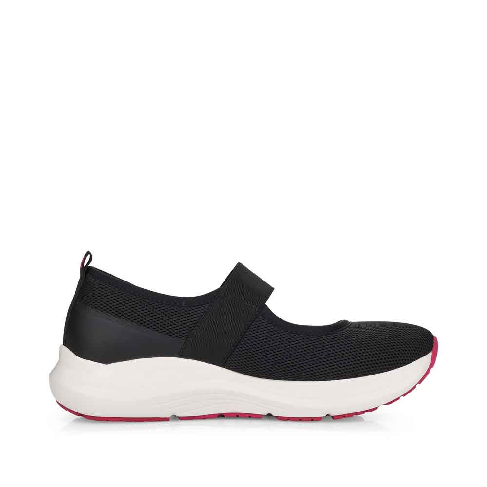 Rieker Evolution Women's Style 42102 Athletic Slip-On - Black R6wZ7lfk