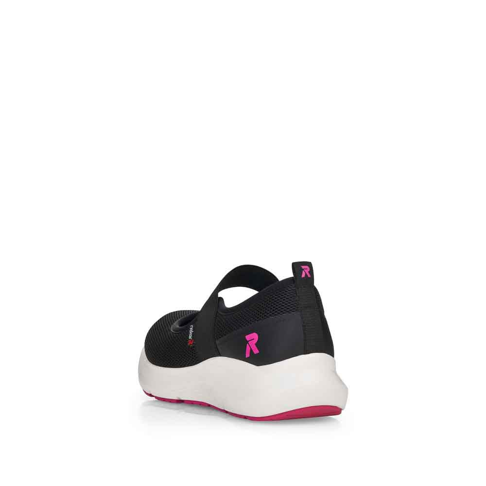 Rieker Evolution Women's Style 42102 Athletic Slip-On - Black R6wZ7lfk