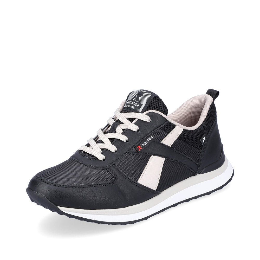 Rieker Evolution Women's Style 42502 Athletic Lace-Up - Black Combination