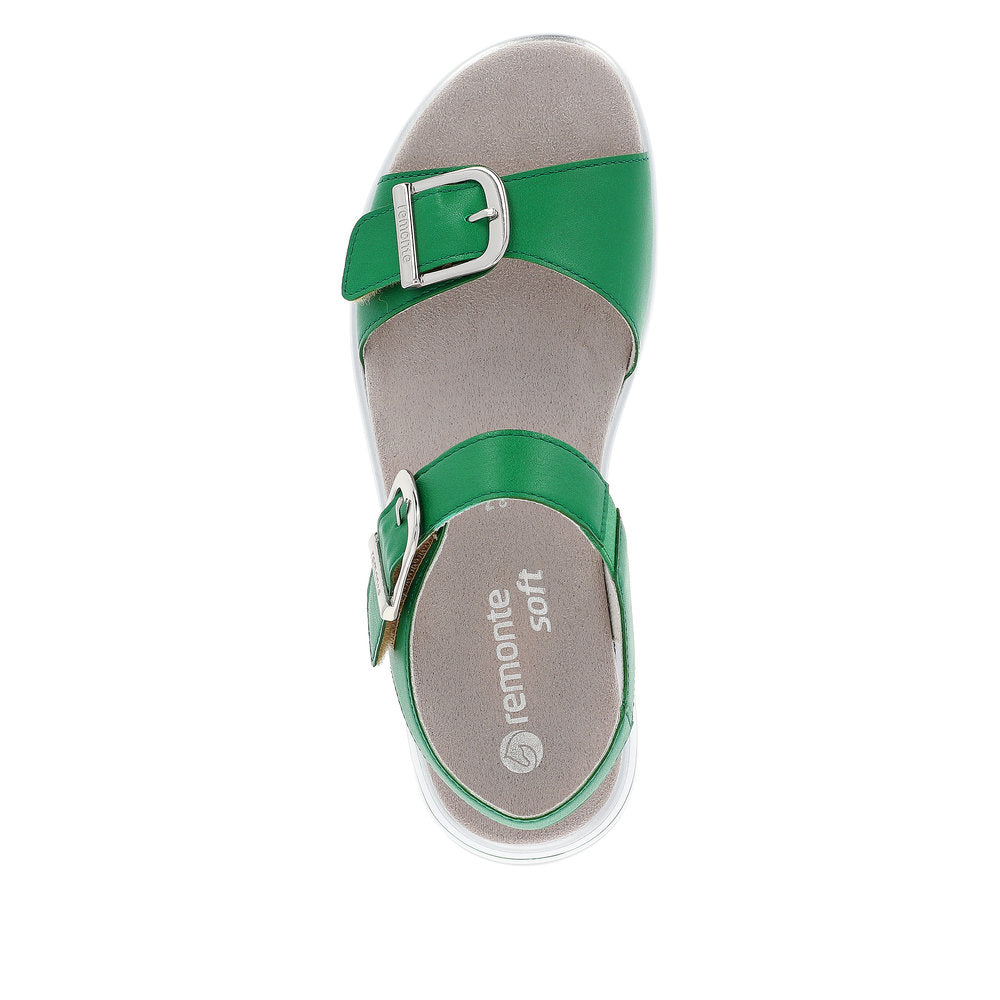 Remonte Women's Style D1J51 Casual Sandal - Green nxZwRD0B