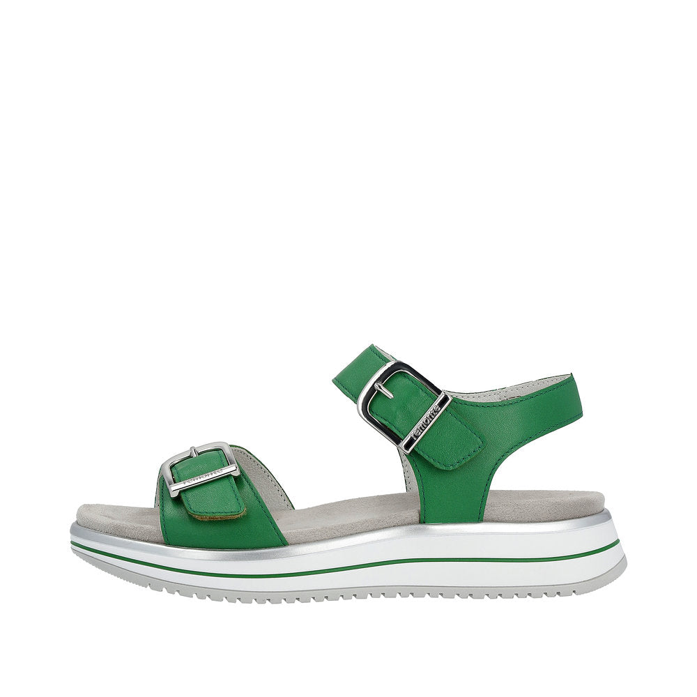 Remonte Women's Style D1J51 Casual Sandal - Green nxZwRD0B