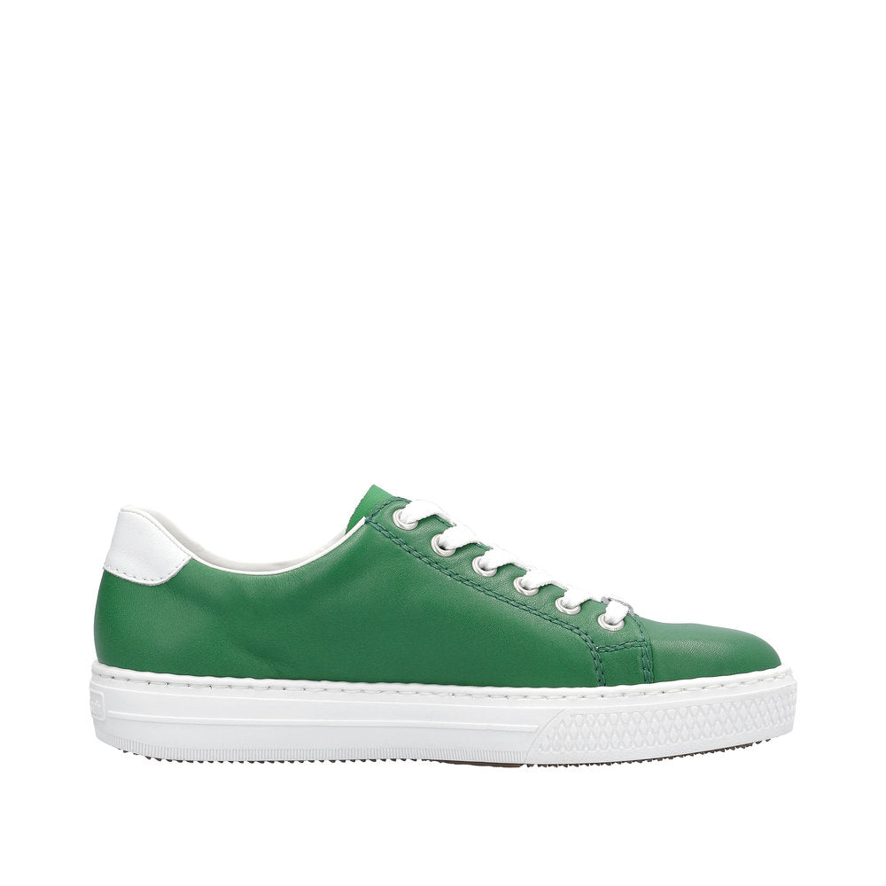 Rieker Women's Style L59L1 Athletic Lace-Up With Zip - Green 6CNJdpJb