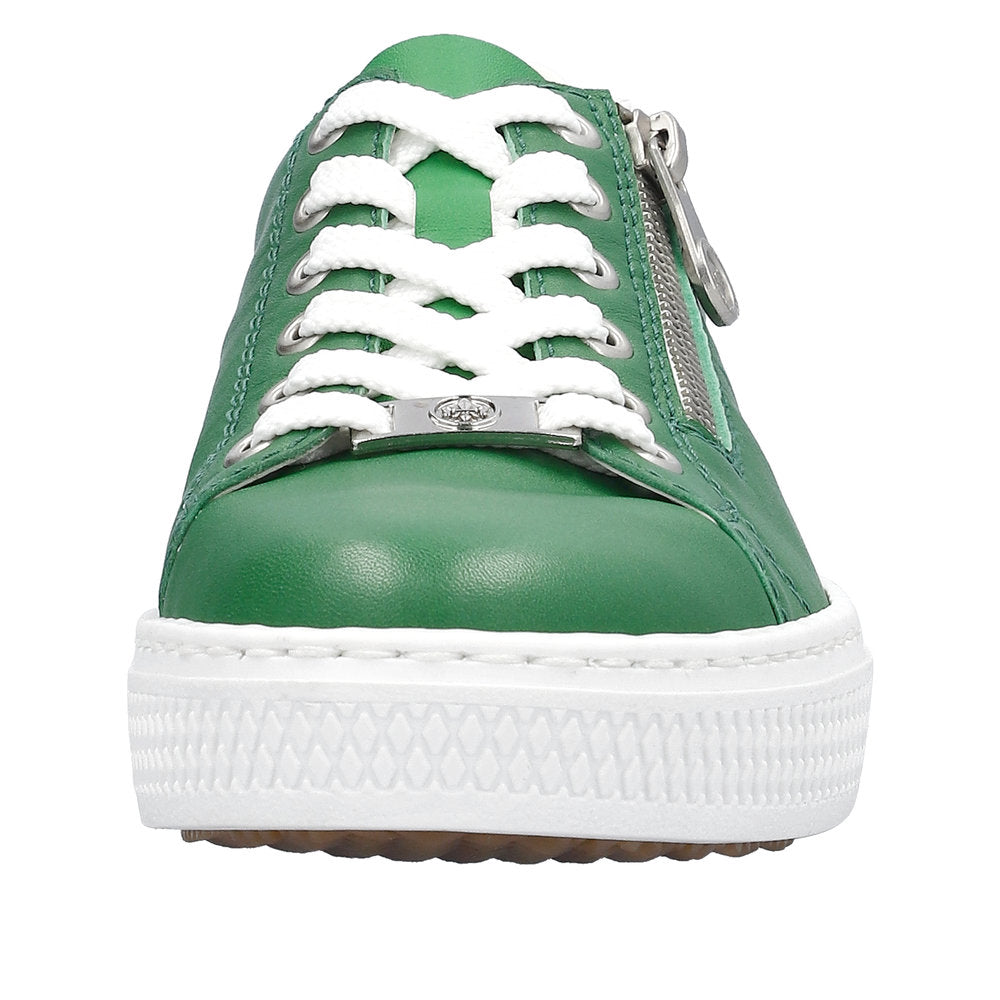 Rieker Women's Style L59L1 Athletic Lace-Up With Zip - Green 6CNJdpJb