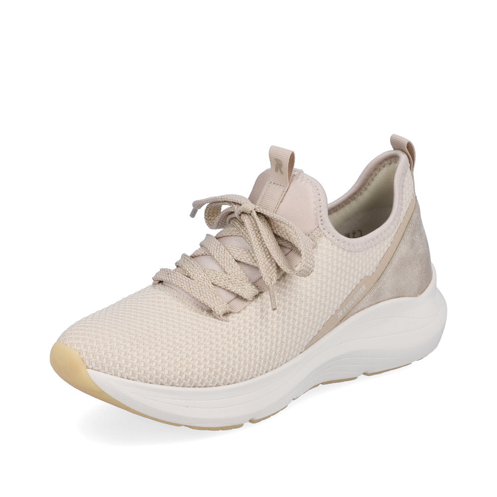 Rieker Evolution Women's Style 42109 Athletic Slip-On - Beige