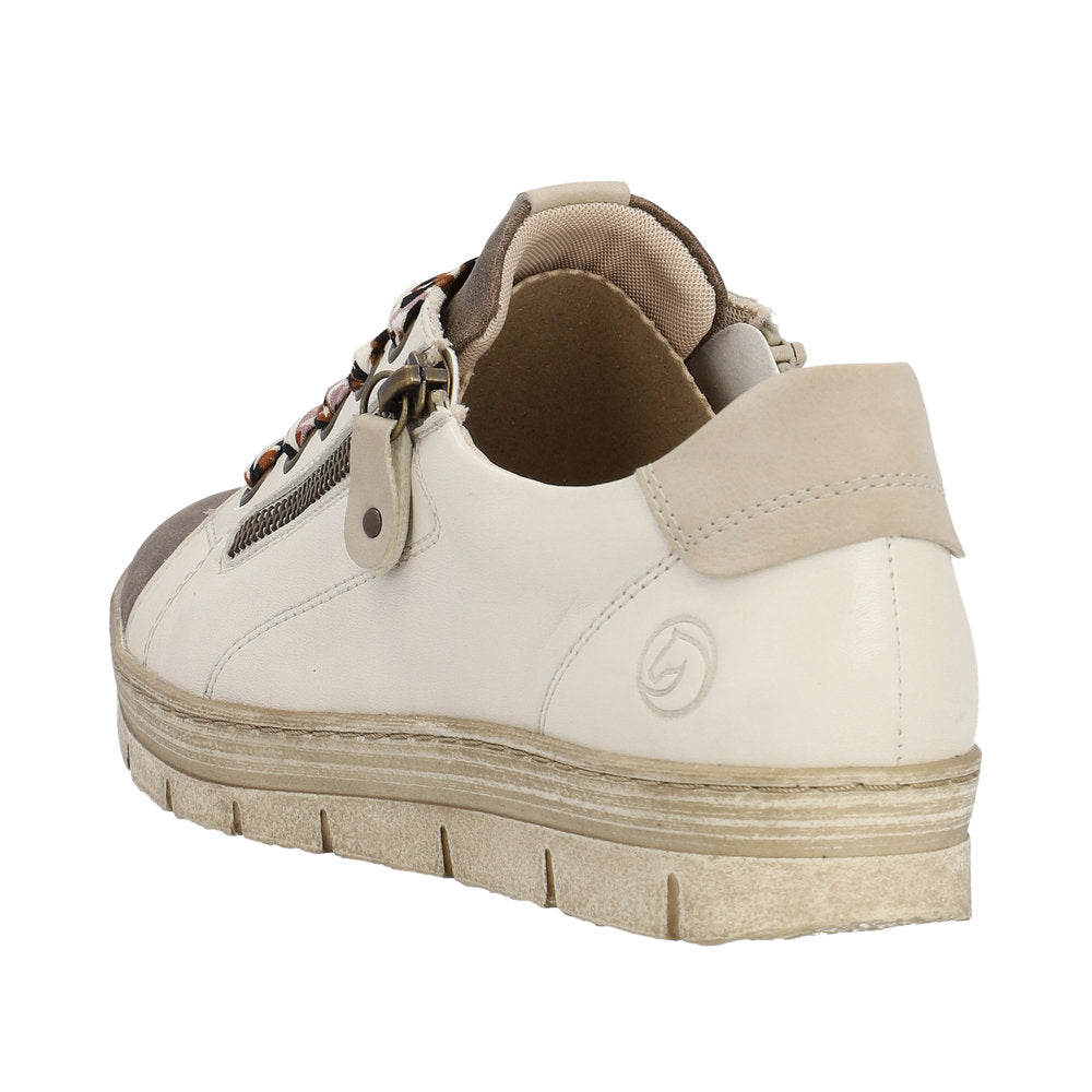 Remonte Leather Women's D5825 - Beige Combination EFLD0zyX