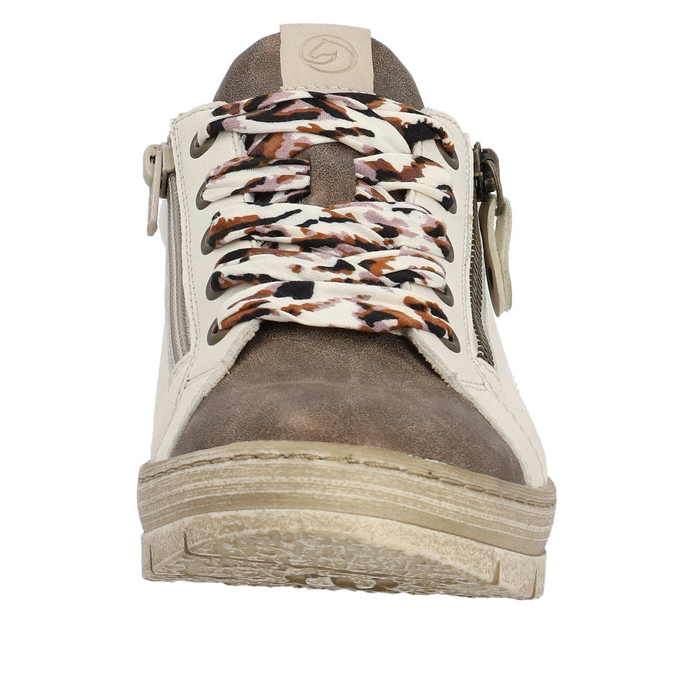 Remonte Leather Women's D5825 - Beige Combination EFLD0zyX