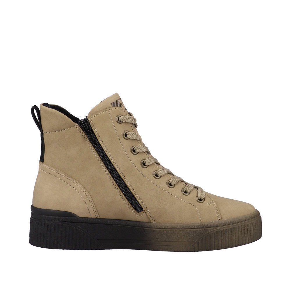 Rieker Evolution Leather Women's Mid Height W0761 Mid-Height Boots - Brown pklGe4Bj