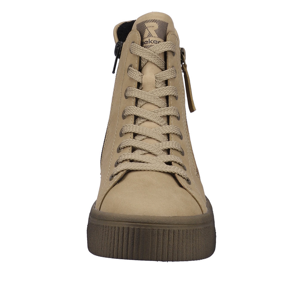 Rieker Evolution Leather Women's Mid Height W0761 Mid-Height Boots - Brown pklGe4Bj