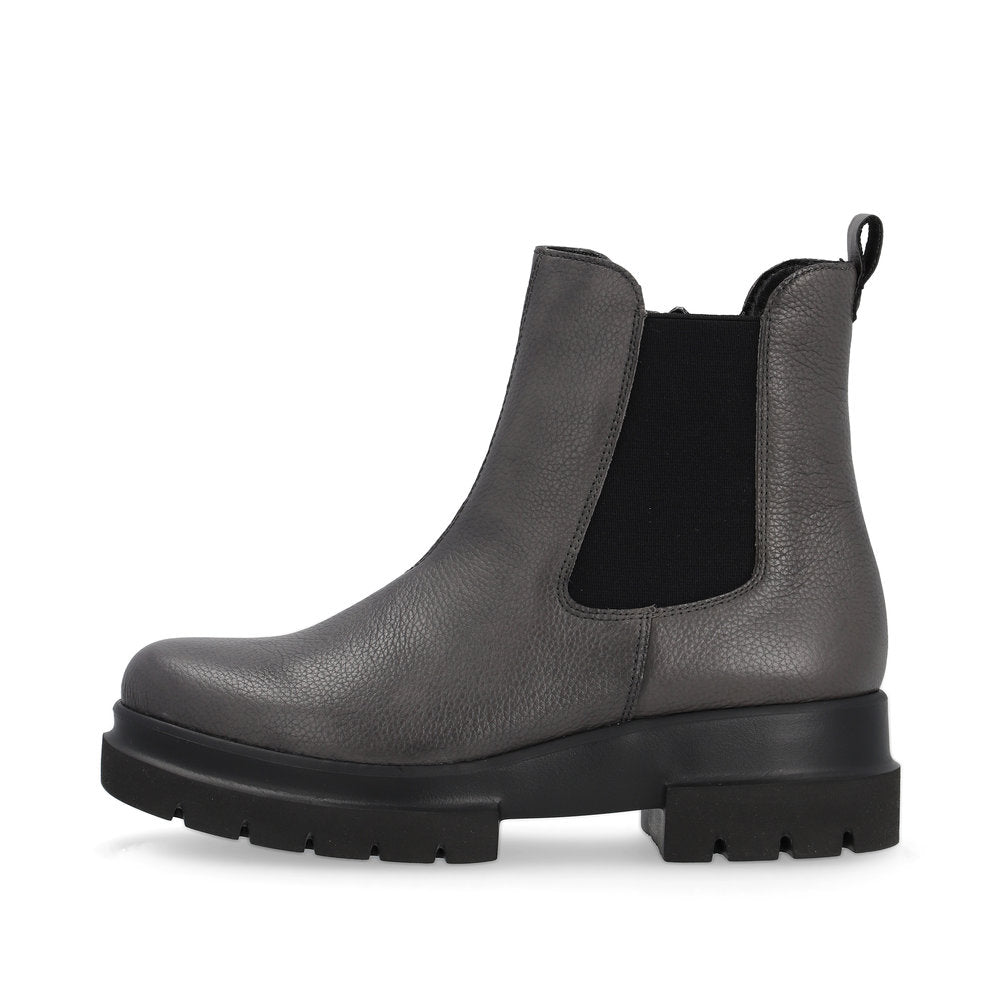 Remonte Leather Women's Mid Height D8984 Mid-Height Boots - Grey 4a1sMhGU