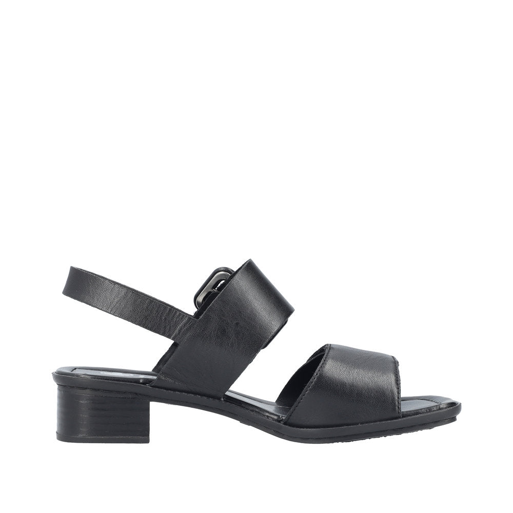 Rieker Women's Style 62663 Dress Sandal - Black 1BzZNfVD