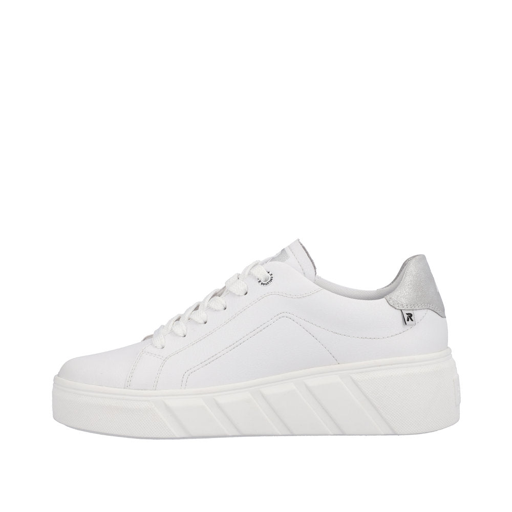 Rieker Evolution Women's Style W0501 Athletic Lace-Up - White o2fDokVv